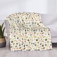 thumbnail image 3 of Disketp Sushi and Rolls Flannel Blankets - Thick and Warm Blanket for Winter, Soft Fuzzy Plush King Blanket for All Seasons40"x30", 3 of 6