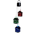 thumbnail image 3 of Halloween Solar Wind Chime Lights, Hanging Ghost Pumpkin Skull Decorative Lantern, Outdoor Garden Yard Porch Holiday Display, Haunted House Fall Festival Seasonal Decorative Lighting, 3 of 7