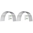thumbnail image 1 of Garden Greenhouse Hoop Set, Gardening Folding Fiber Pole Set, 1 of 5