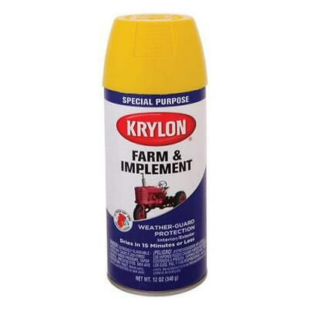 Krylon Weather Guard Protection Gloss John Deere Yellow Farm