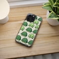 thumbnail image 5 of DistinctInk Hybrid (Acrylic / TPU) Clear Slim Fit Case for Apple iPhone 15 PLUS (6.7" Screen) - "Whimsical Turtle Parade: A Playful Pattern", 5 of 8