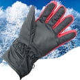 thumbnail image 1 of unbranded Guantes De Esquí Para Impermeables Y A De Con Bicolor Ajustables En Negro, 1 of 4