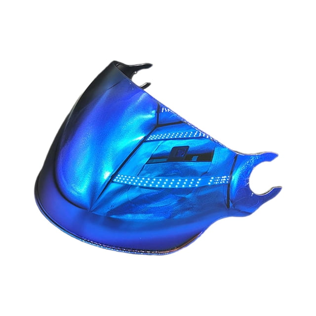 Cascos Visera Reemplaza Repuestos Prácticos Accesorios para Cascos Moto Viento Galvanoplastia azul