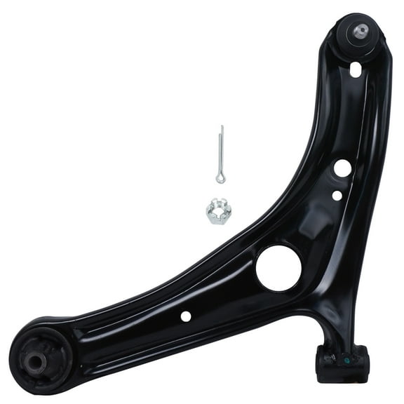 Detroit Axle - Front Lower Left Control Arm for 2000-2005 Toyota Echo 2001 2002 2003 2004 Lower Control Arm with Ball Joint Assembly Driver Side Replacement