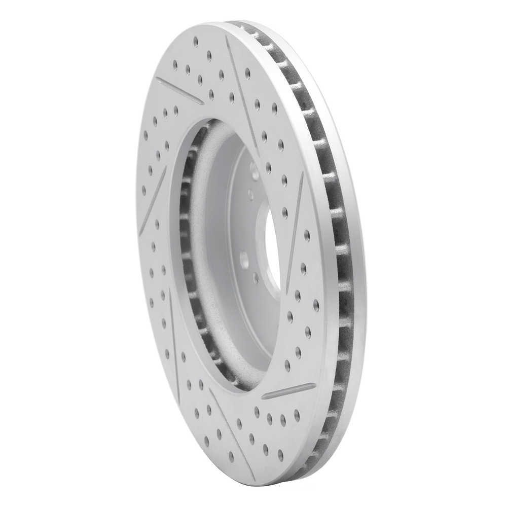 Dynamic Friction Company 830-59055L DFC Geoperformance Rotor - Drilled and Slotted