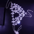 thumbnail image 6 of Crystal Face Mask Masquerade Mask Jewelry Full Face Mask Half Face Halloween Accessories Rhinestone, 6 of 10