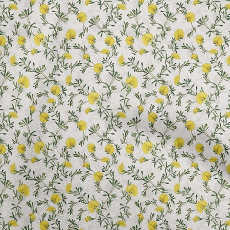 oneOone Cotton Jersey Dark Gray Fabric Floral Sewing Fabric By The Yard Printed Diy Clothing Sewing Supplies 58 Inch Wide