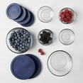 thumbnail image 2 of Anchor Hocking 12pc Food Storage Set w/Navy Snugfit Lids, 2 of 3