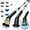 Black, variant on Electric Spin Scrubber for Cleaning Bathroom, Shower Scrubber Cordless Cleaning Brush with IPX7 Waterproof & 2 Speed, 3 Brush Heads, Bathroom Cleaning Supplies for Shower Tub Yellow