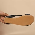 thumbnail image 7 of ShiShine Womens Glitter Studded Wedge Sandals Cutout Slingback Platform Summer Comfort Dress Shoes, 7 of 7