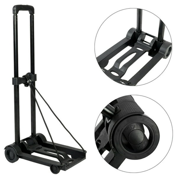 Portable Mini Folding Luggage Hand Cart Compact Lightweight Travel