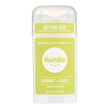 Humble Brands Original Formula Aluminum Free Deodorant Bergamot & Ginger, 2.5oz