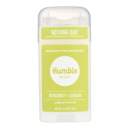 Humble Brands Aluminum-Free Deodorant  Bergamot & Ginger   2.5 oz (70 g)