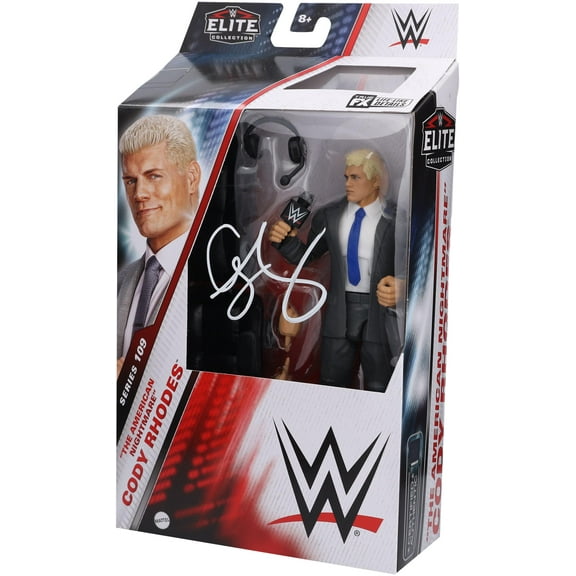 Cody Rhodes WWE Autographed Mattel Elite Collection Series 109 Action Figure - Fanatics Authentic Certified