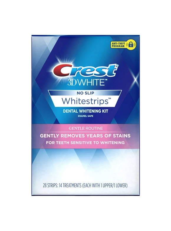 Crest 3D White Whitestrips ($5 Rebate Available) Gentle Routine Teeth Whitening Kit, 14 Treatments