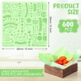 thumbnail image 2 of Hojas de papel encerado Outus, 600 unidades, 30 x 30 cm, color verde claro, 2 of 7