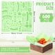 thumbnail image 2 of Hojas de papel encerado Outus, 600 unidades, 30 x 30 cm, color verde claro, 2 of 7
