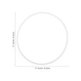 thumbnail image 2 of FONDOTIN 2pcs Ice Cream Maker Seals Sealing Rings White Plastic for Restaurant Staff, 2 of 8