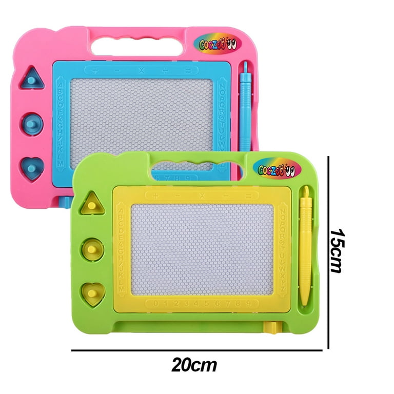 Prextex Kids Drawing Boards - Mini Doodle Toy Tablets Drawing Pads Doodle Board Set Magnetic Drawing Pad Erasable Writing Pad for Classroom Rewards 
