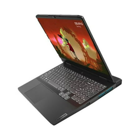 Lenovo IdeaPad 3 Gaming Laptop, 15.6 Inch FHD 120Hz Display, NVIDIA GeForce RTX 3050, AMD Ryzen 5 6600H, 32GB DDR5 RAM, 2TB SSD, Wi-Fi, Number Pad, Windows 11 Home
