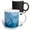 Multicolor, variant on 3drose, Iceberg in Fjord with Melt Structure. Greenland, Danish Territory. 2, 11oz Two-tone Green Mug