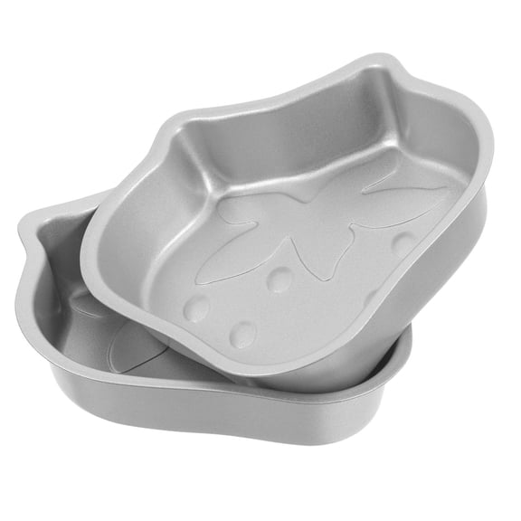 BESTONZON Mini Cake Pans Easy Release Carbon Steel 2Pcs