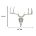 thumbnail image 6 of Ebros Large Filigree Buck Deer Head Skull Wall Decor Hanging Plaque 22" Wide, 6 of 9