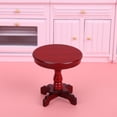 thumbnail image 4 of 1:12 Miniatura Vintage Casa de Muñecas Mesa Redonda Accesorio Muebles Juguete (#2), 4 of 8