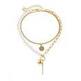 thumbnail image 5 of NICKSUN Seashell Necklace Shell Necklaces for Women Charm Necklace Beachy Jewelry for Women Gold Pearl Starfish Necklace Stack Non Tarnish Waterproof Summer Jewelry, 5 of 6