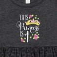 thumbnail image 4 of Inktastic This Princess is One First Birthday Girls Baby Dress, 4 of 5