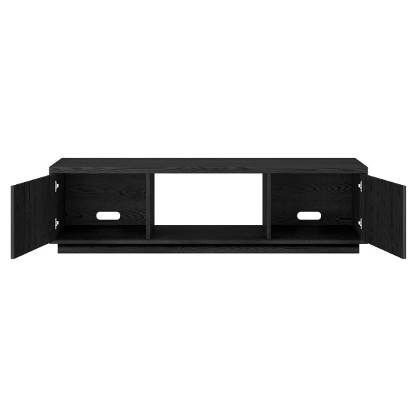 Dorian Rectangular TV Stand for TV's up to 65" in Black Grain