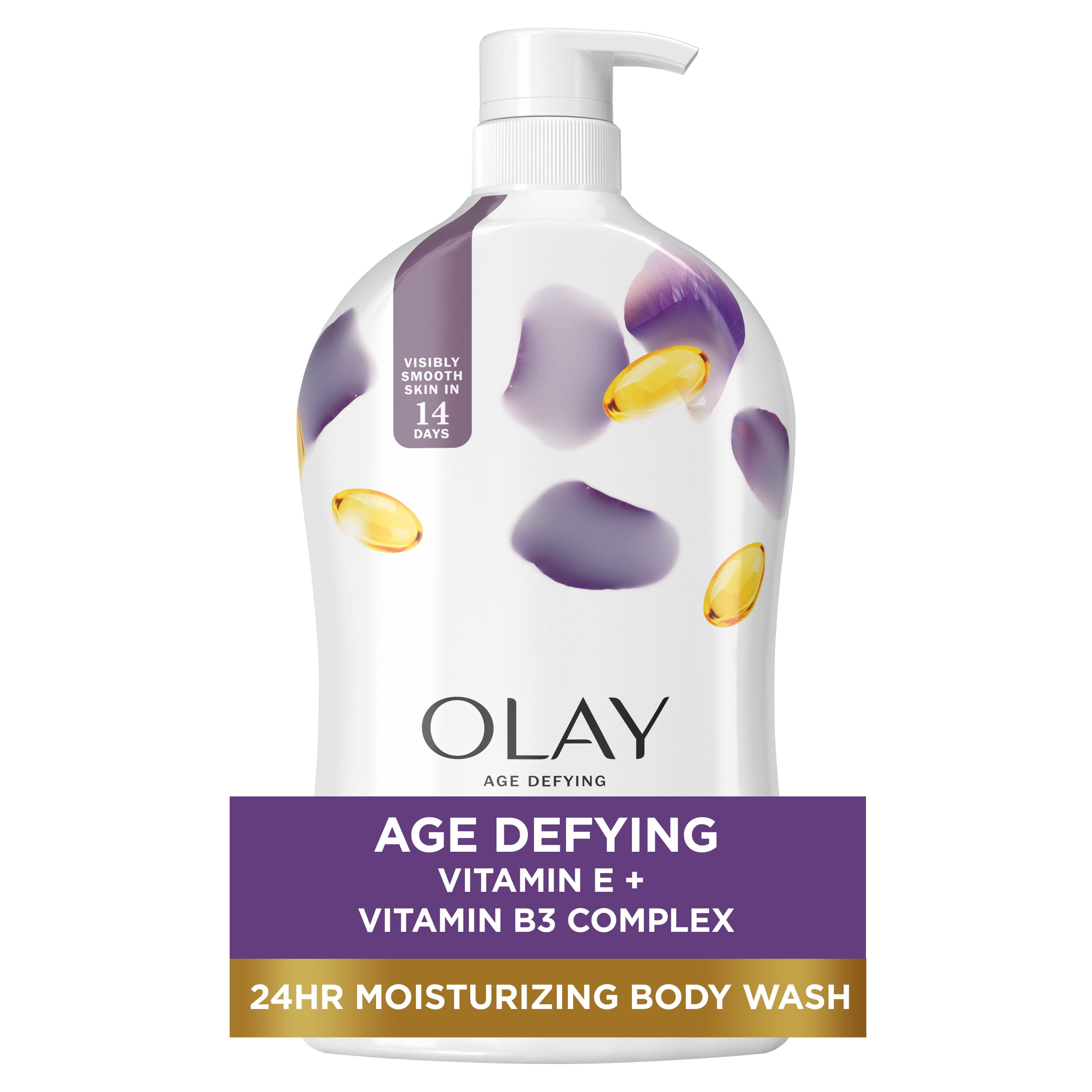 Olay Age Defying Hydrating Body Wash with Vitamin E, 33 fl