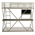 thumbnail image 4 of Culberton Sleep, Study, and Store Twin Loft Bed, Pewter, 4 of 15