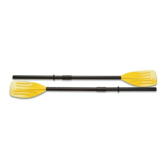 Intex Set of 48" Paddles Plastic Ribbed French Oars for Inflatable Boat (Pair)