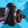 thumbnail image 4 of Hover-1 Helix Hoverboard for Teens,160 lbs Max Weight, Purple Galaxy, 4 of 9