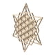 thumbnail image 1 of Letrero de madera para pared con forma de flor de la vida, corte de madera, arte de pared, decoración del hogar, posavasos hechos a mano, artesanía, adorno de geometría sagrada C 305 cm, 1 of 4