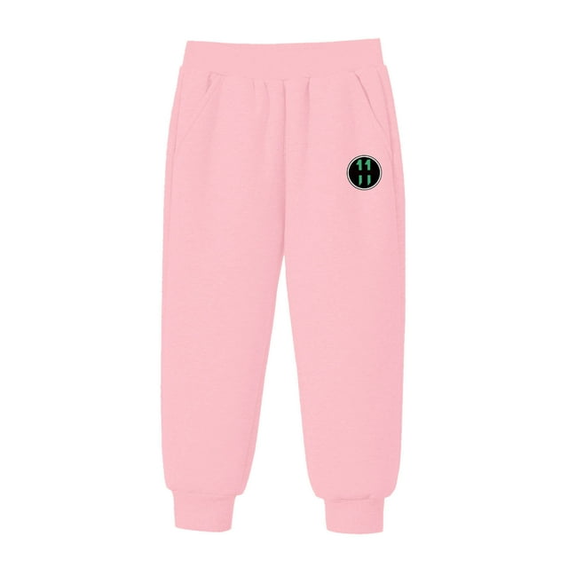Tween Pantalons de Survêtement pour Filles Pantalons de Jogging pour Filles avec Poches Pantalons à Cordon Réglable Pantalons de Survêtement pour Filles Pantalons pour Garçons Taille 11-13 Ans