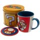 thumbnail image 1 of Super Mario - Juego de Taza y Posavasos (Rojo, Azul, Amarillo), 1 of 4