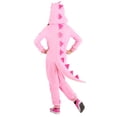 thumbnail image 2 of Girl's Pink Dinosaur Onesie, 2 of 3