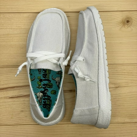 

Gypsy Jazz Holly 5 White Slip On Shoes