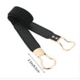 thumbnail image 2 of HOOWIFFY Adjustable Belts for Women Black Canvas 1Pack Party Wear, 2 of 8