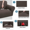 thumbnail image 3 of Unique Bargains Stretch Slipcover Washable Furniture Covers for Dogs Umber Small, 3 of 8