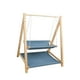 thumbnail image 5 of Hamaca para gatos transpirable, de pie, desmontable, con soporte para gatos, silla colgante elevada para gatos. azul de doble capa, 5 of 9