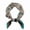 Dark Green, variant on 27.5" Silky Polyester Wild Rag Cowboy Scarf Men Satin Bandana Neckerchief Cravat Geometric Print Head Scarf Beard-Friendly Wrinkle-Resistant
