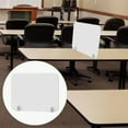 thumbnail image 3 of thinsony Desk Divider Privacy Divider Checkout Counter for Call Center Countertop White, 3 of 9