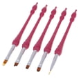 thumbnail image 1 of Juego de pinceles para decoración de uñas, 5 uds., herramientas para pintura DIY, bolígrafo, puntas de uñas, rojo Yuyangstore Nail Art Brush, 1 of 7
