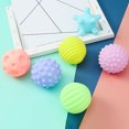 thumbnail image 4 of Dog Squeaky Ball Soft: 6PCS Assorted Funny Puppy Fetch Ball Dog Chew Toy for Pet, 4 of 10