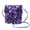 Z5-Purple, variant on Glitter Evening For Small Crossbody Purse With Chain Strap