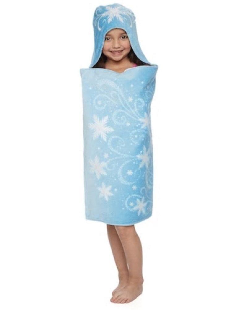 elsa hooded towel