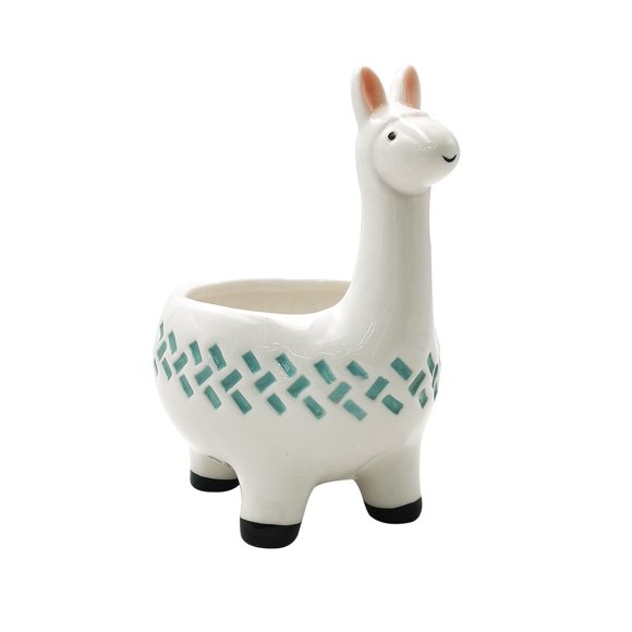 LLAMA PLANTER TEAL